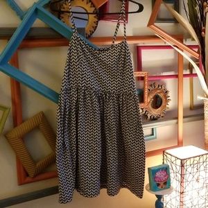 Strappy fit and flare skater dress with pockets